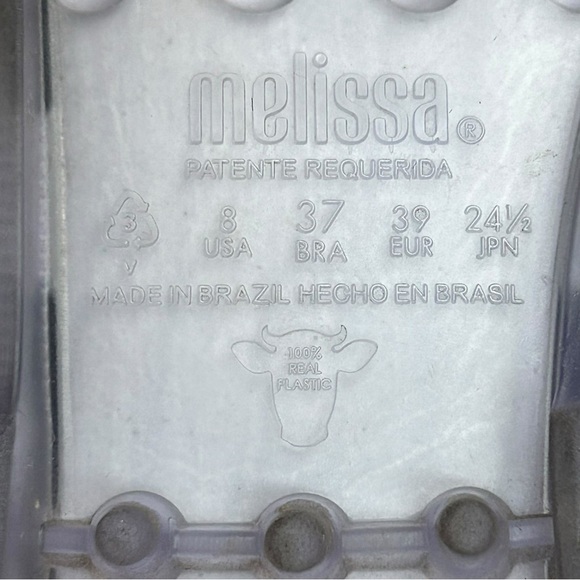 Melissa - Women’s ‘Possession' Jelly Fisherman Flat Sandals - Clear, Size 8 US - Picture 16 of 16